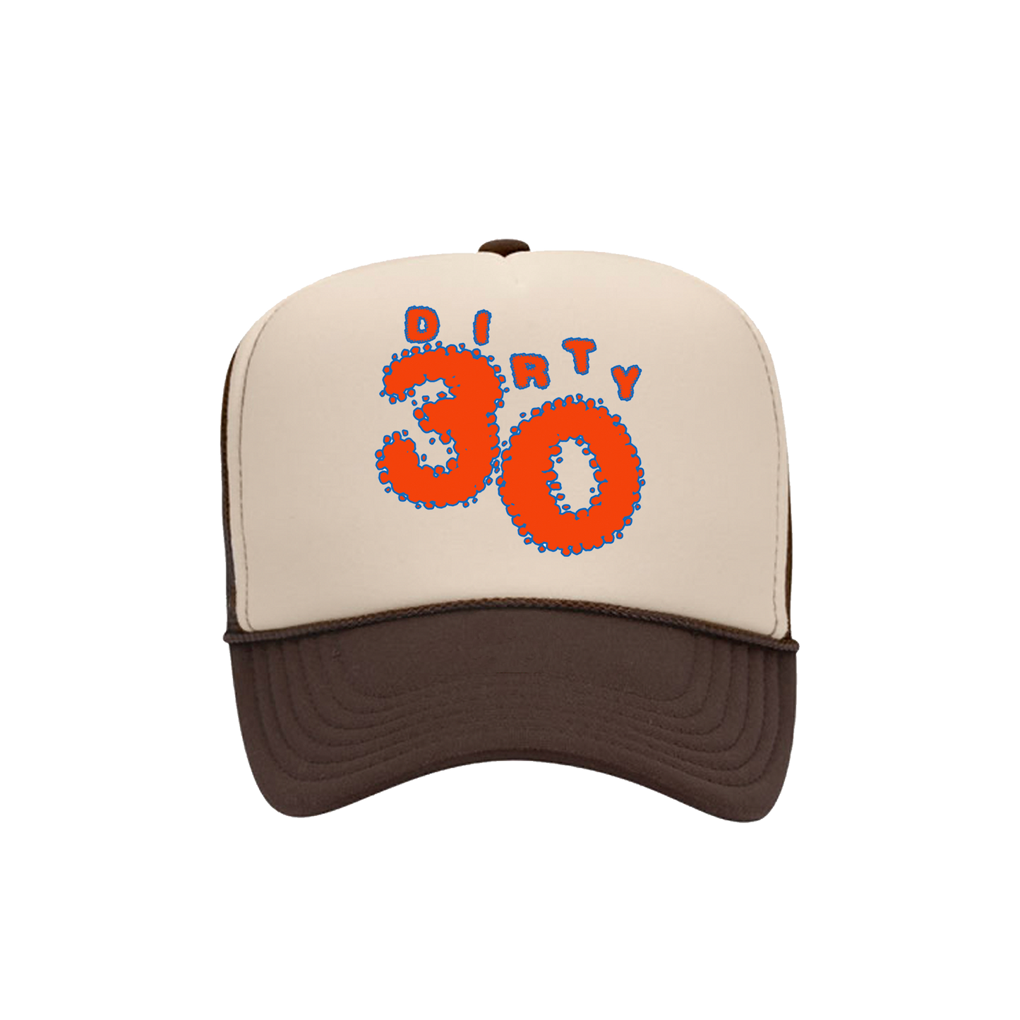 Dirty 30 Brown Trucker